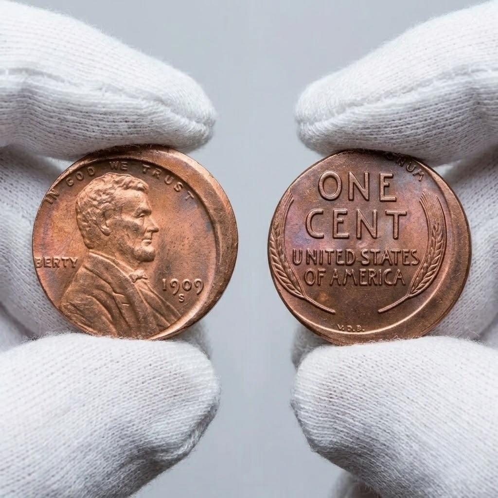 One cent 1909 vdb - Etsy 日本