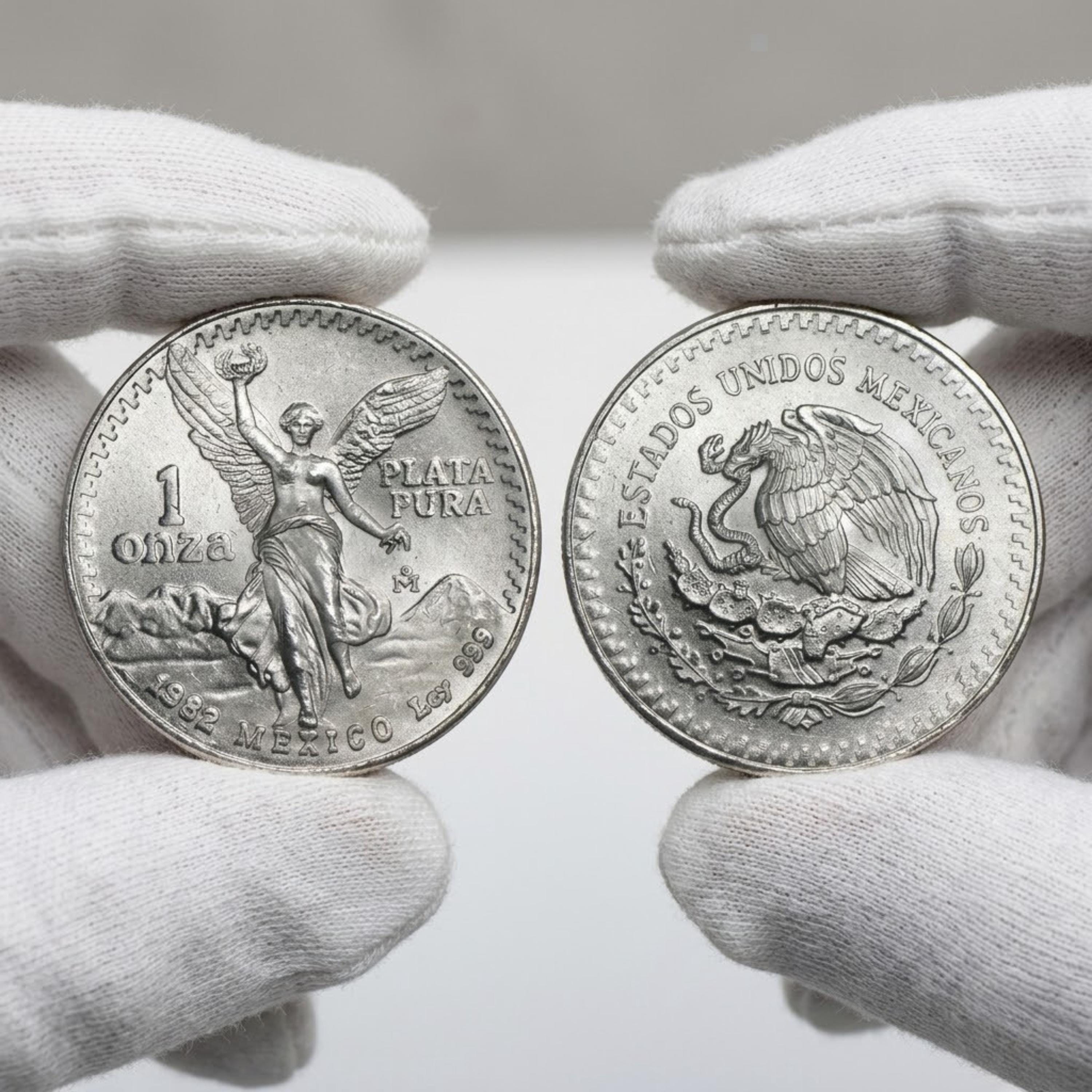 美術品・アンティーク・コレクション メキシコ 銀貨 1882年 リベルタッド