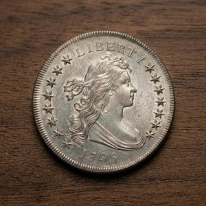 1796 Draped Bust Dollar Eagle Liberty USA Rare Style Collectible Coin