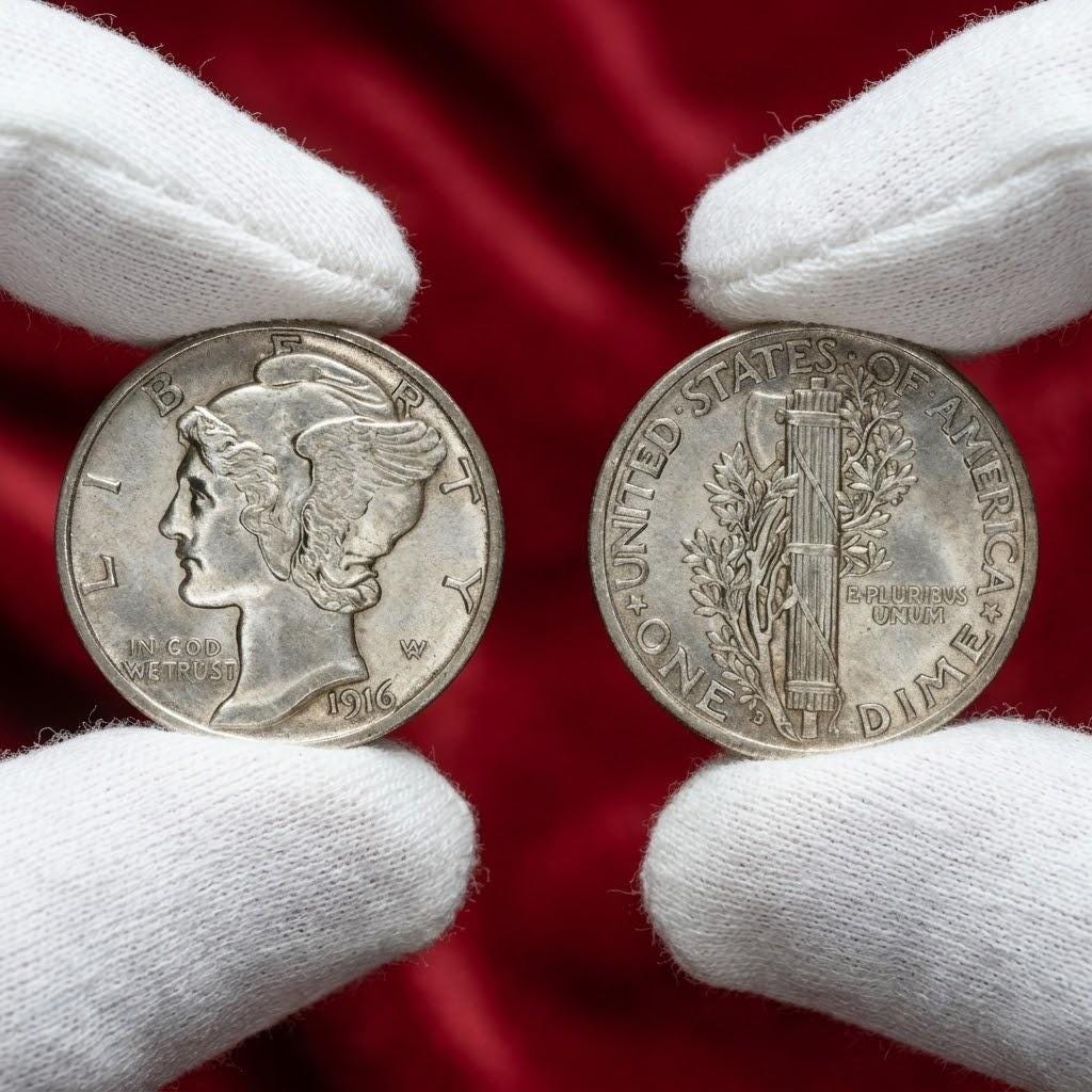 One dime coin - Etsy 日本
