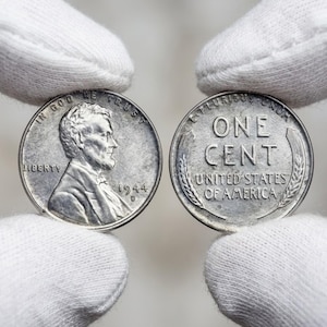 【本日限定】純銀 「リンカーン ウィート セント」 1オンス 銀貨 One cent 1944 d - Etsy 日本