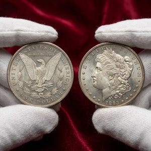 Dólar de plata Morgan de 1893: moneda histórica de colección de la Libertad de EE. UU.