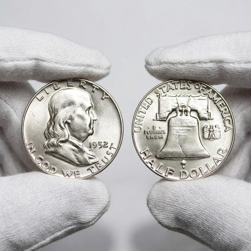 Benjamin Franklin Half Dollar - Etsy