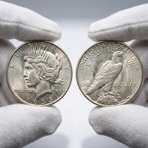 1935-S Peace Dollar Lady Liberty Rare US Silver Dollar Collectible Coin