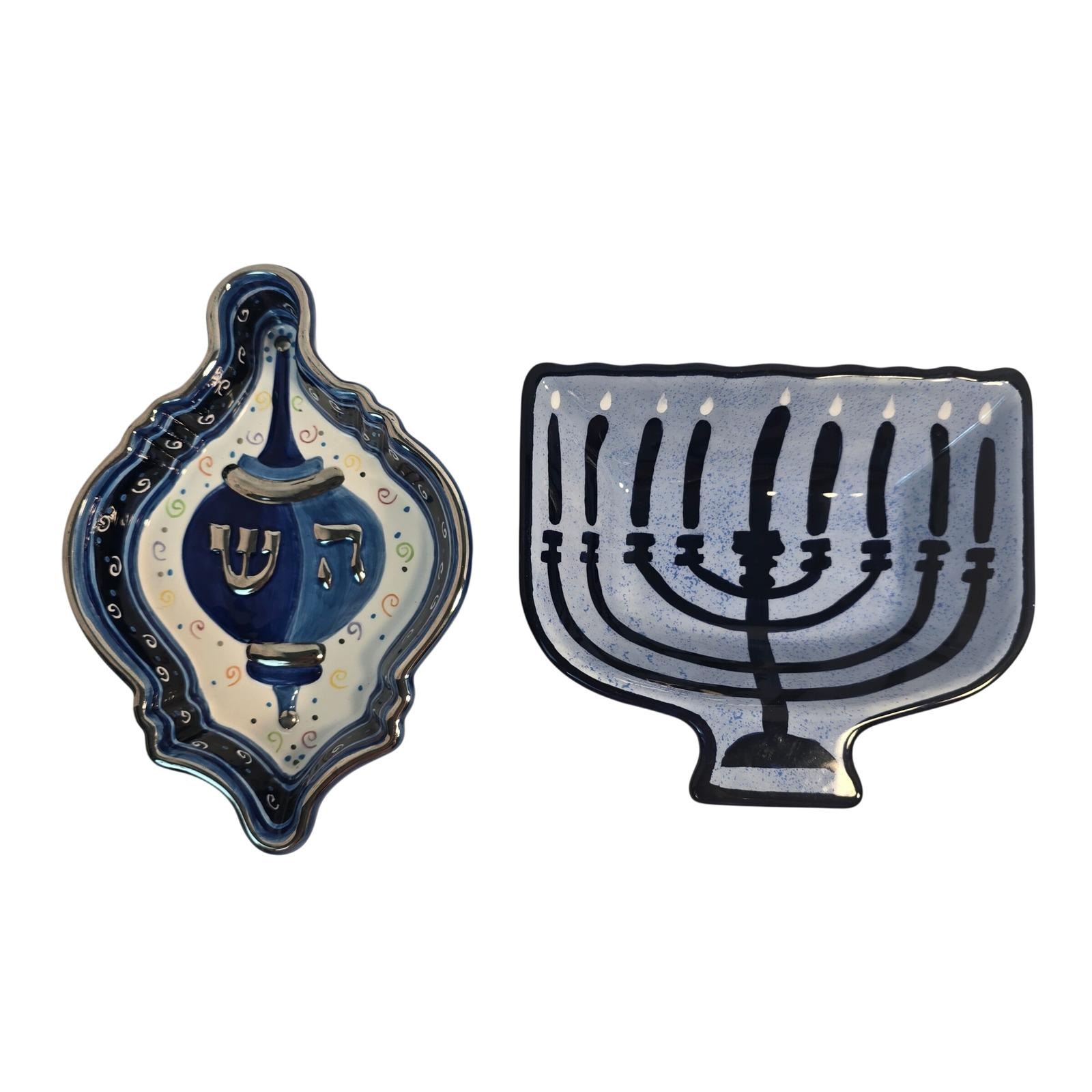 Vintage Clay Menorah - Etsy