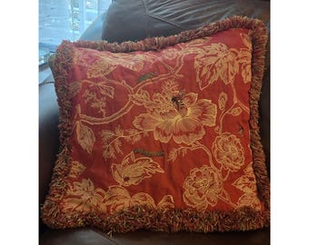 Handgefertigtes 20 inch quadratisches Kissenpaar