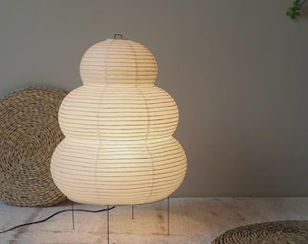 Noguchi Style Rice-paper Floor Lamp | Japanese Designer Home Interiors