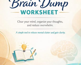 Zeszyt ćwiczeń ADHD Brain Dump