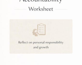 Arkusz refleksji nad osobistą odpowiedzialnością: narzędzie do samorozwoju w terapii (plik PDF do druku)