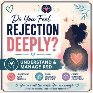 Rejection Sensitivity RSD Workbook Emotional Regulation CBT Tool ADHD Autism Printable Guide