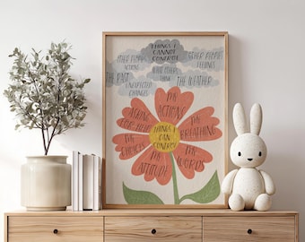 Things I Can Control Poster | Emotional Regulation, Anxiety Support (Digital Download)