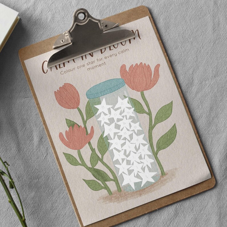 Calm Corner Kit – Feelings Chart, Mindfulness Tools, Affirmations, Coloring Pages (Digital Download) image 8