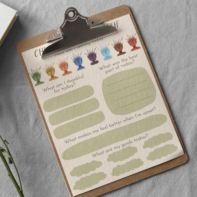 Calm Corner Kit – Feelings Chart, Mindfulness Tools, Affirmations, Coloring Pages (Digital Download) image 9