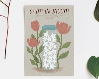 Calm Tracker Printable for Kids | Emotional Regulation Coloring Worksheet (Digital Download)