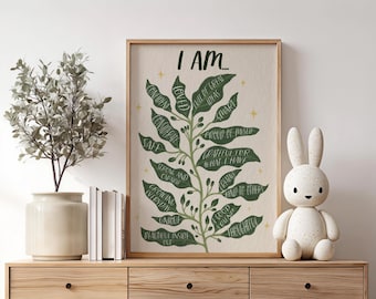 Kids Affirmations Printable | Positive Self-Talk, Emotional Growth (PDF Poster)