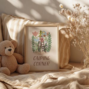 Calm Corner Kit – Feelings Chart, Mindfulness Tools, Affirmations, Coloring Pages (Digital Download) image 4