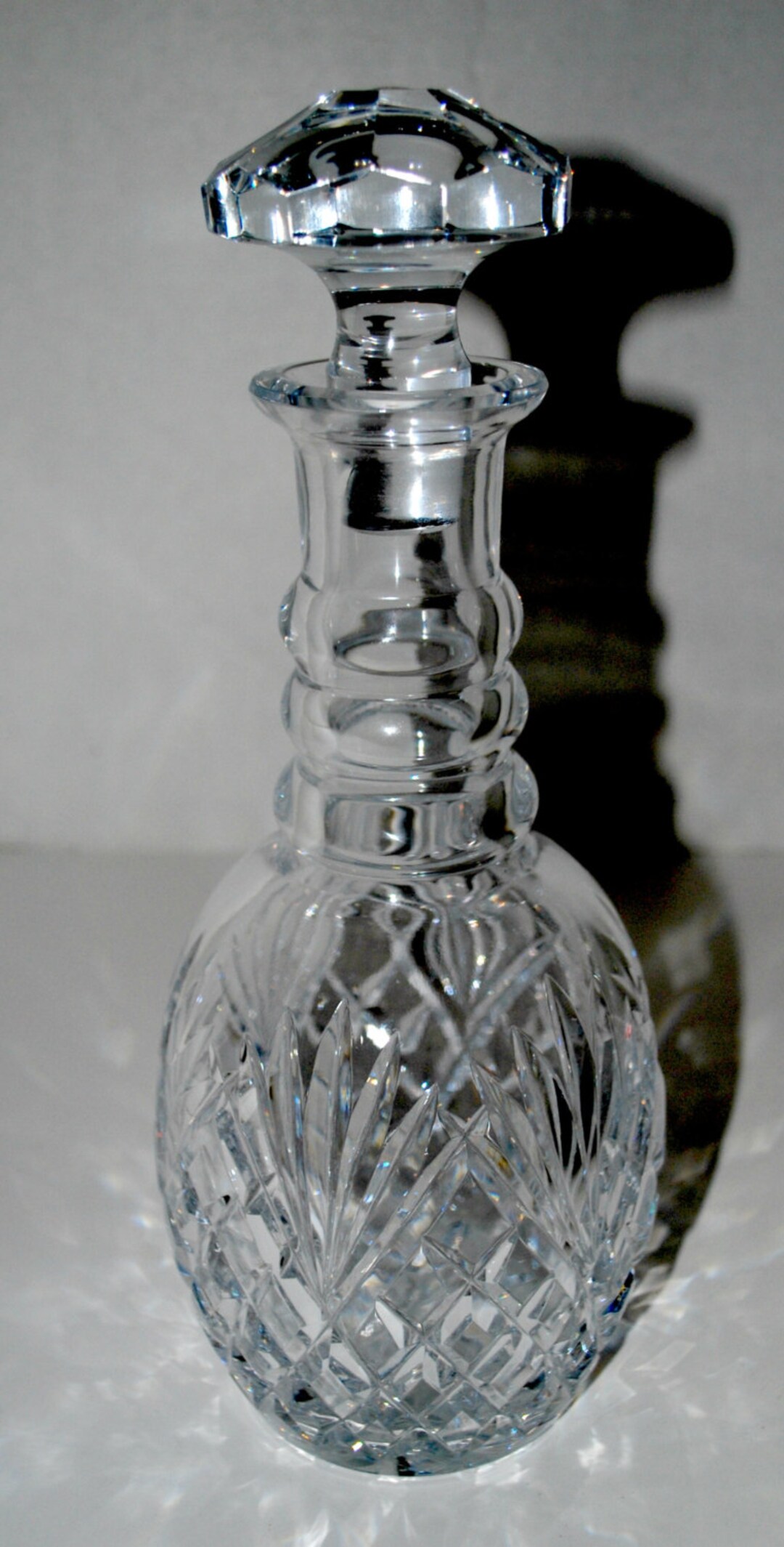 Galway Irish Crystal Decanter Diamond Cut Crystal Hand Cut Crystal ...