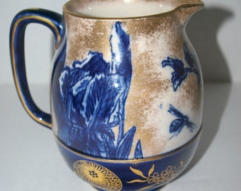 Doulton  pitcher  antique Doulton Iris  jug  burslem jug circa late  1800's   wedding gift