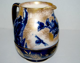 Doulton  pitcher  antique Doulton Iris  jug  burslem jug circa late  1800's   wedding gift
