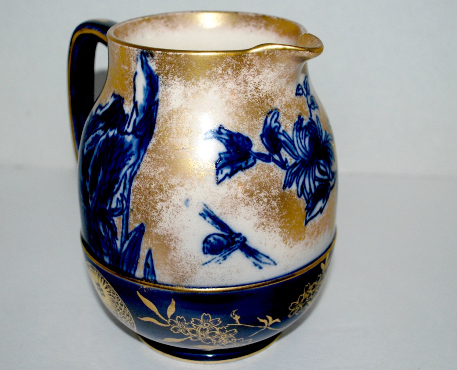 Doulton Pitcher Antique Doulton Iris Jug Burslem Jug Circa Late 1800's