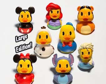 Grands canards en caoutchouc Mickey Minnie Stitch