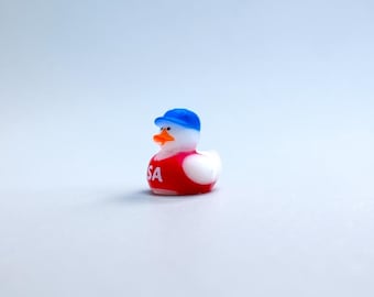 Vaterhafte Micro Ente | Vinyl USA Ente, 1,5 cm groß (Limited Edition)