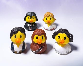 Star Wars Quietscheentchen | Darth Vader, Luke Skywalker, Prinzessin Leia | Entensammler