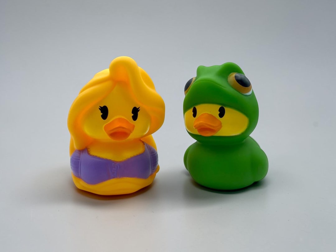 Pascal Duck Tangled Rubber Ducks | Rapunzel, Pascal - Etsy