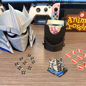 TMNT-inspirerad SHREDDER-lekbox - MTG Commander, Pokémon, tcg-korthållare