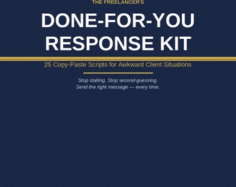 25 Copy Paste Client Email Scripts for Freelancers | Raise Rates, Late Invoices, Scope Creep, Difficult Clients