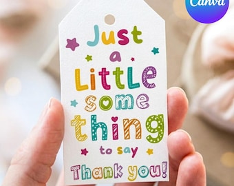 Thank You For All You Do Gift Tag Template, Printable Treat For You Appreciation Favor Tag, Editable Teacher Tag, Kid tag Instant Download