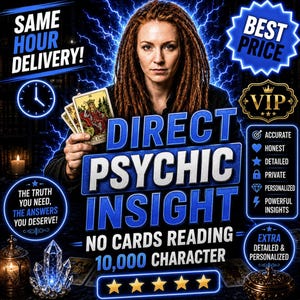 Blind Psychic Reading | No Cards, Direct Clairvoyant Insight & Spirit Messages | Same Hour