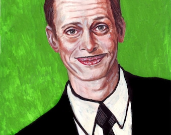 John Waters print of original oil painting