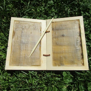 Ancient Rome-inspired wax writing tablet