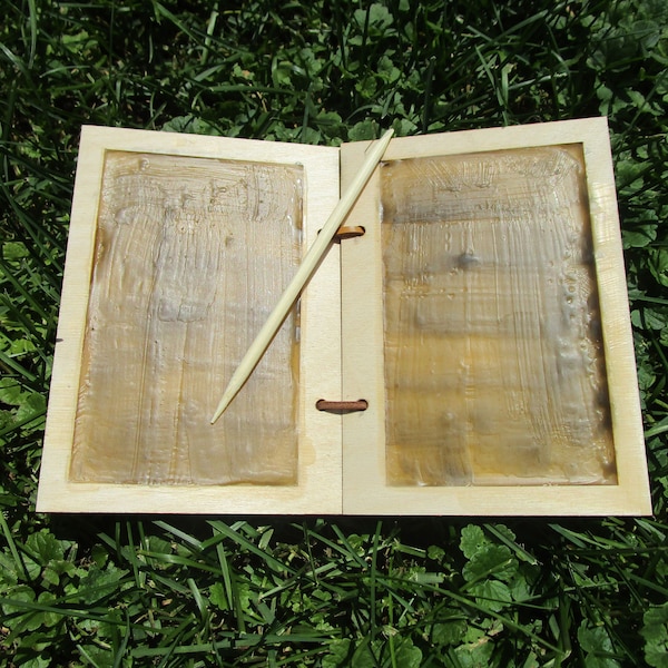 Ancient Rome-inspired wax writing tablet