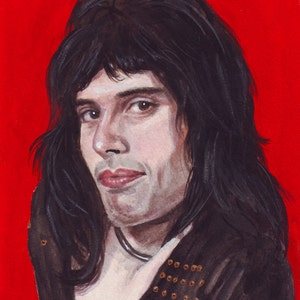 Freddie Mercury Queen print of original painting