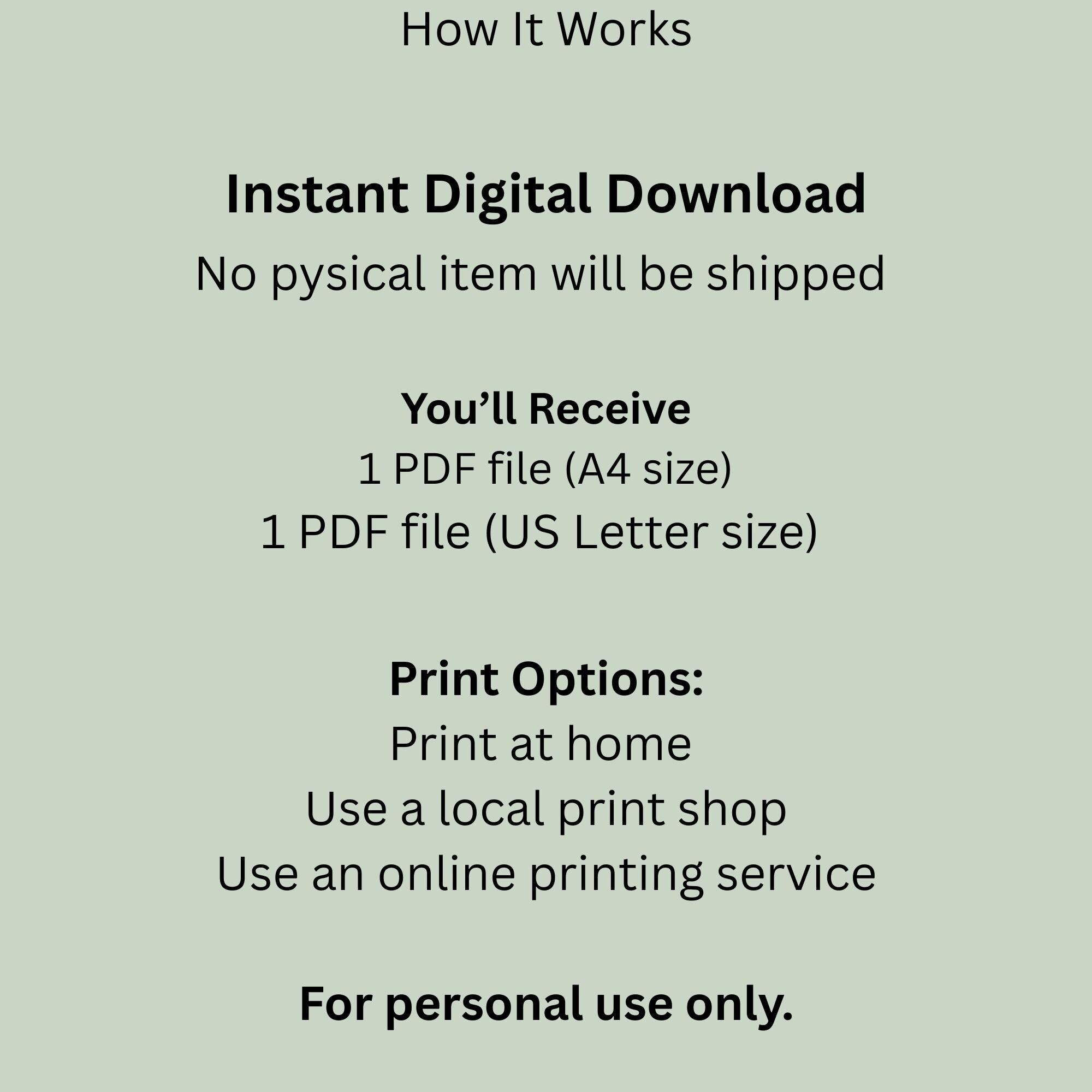 The Trying Anyway Reset Bundle | Printable Planner Pages | A4 & US ...