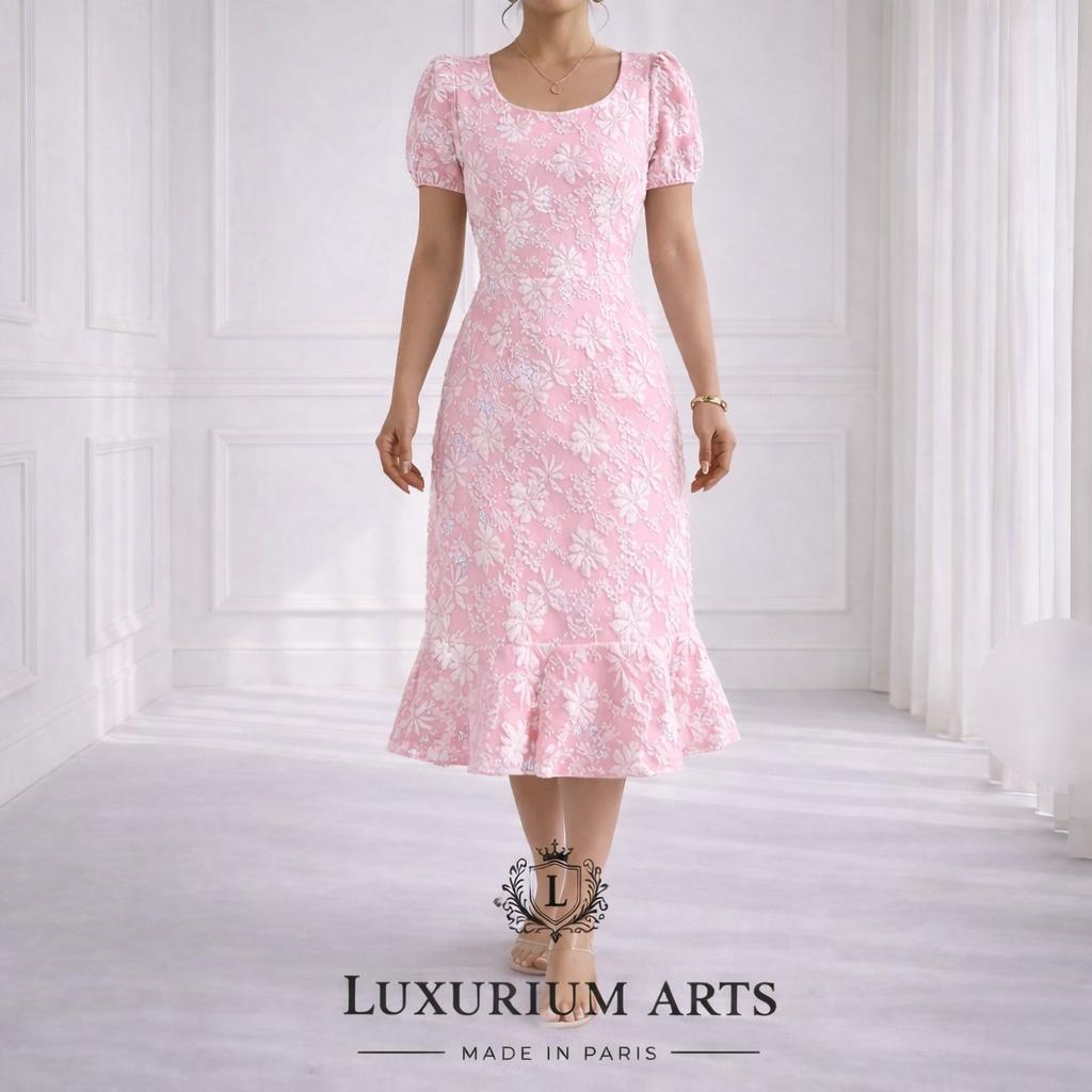 Pink Lace Maxi Dress - Etsy Pink Lace Maxi Dress - Etsy