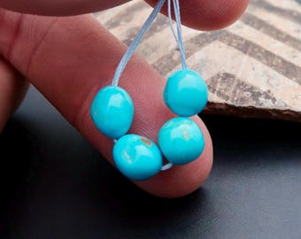 ¡Raras y hermosas cuentas de turquesa de la Bella Durmiente sin tratar! GRANDES pepitas, 1,65&quot; (14,30 cts)
