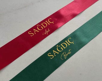 Sagdic Band | Mouwband voor de getuige | Gepersonaliseerde Sagdic Kollugu
