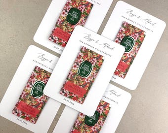 Tarjeta de lugar personalizada con toallita húmeda | Eyüp Sabri Tuncer Kolonya Mendil | Favores de boda | Invitados a la boda | Masa Kartlari
