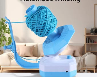 Automatic Yarn Ball Winder 10oz Yarn Cake Winder Knitting Crochet Wool String Ball Winding Machine DIY Tool