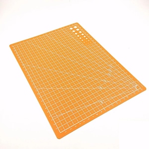 Selbstheilende Schneidematte Handwerk Gravurbrett DIY Papierschnittauflage Hochelastisch Langlebig Handwerk Schneidematte Orange