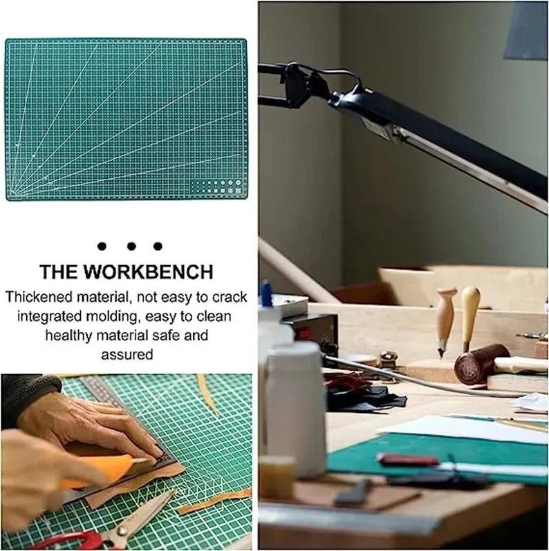Selbstheilende Schneidematte Handwerk Gravurbrett DIY Papierschnittauflage Hochelastisch Langlebig Handwerk Schneidematte Bild 2