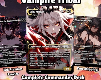 エドガー・マルコフ統率者デッキ – 貴族の吸血鬼代理 – EDH 100枚以上