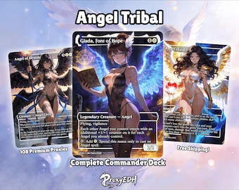 Giada Angel Tribal Commander Deck | Anime Waifu Proxy Cards