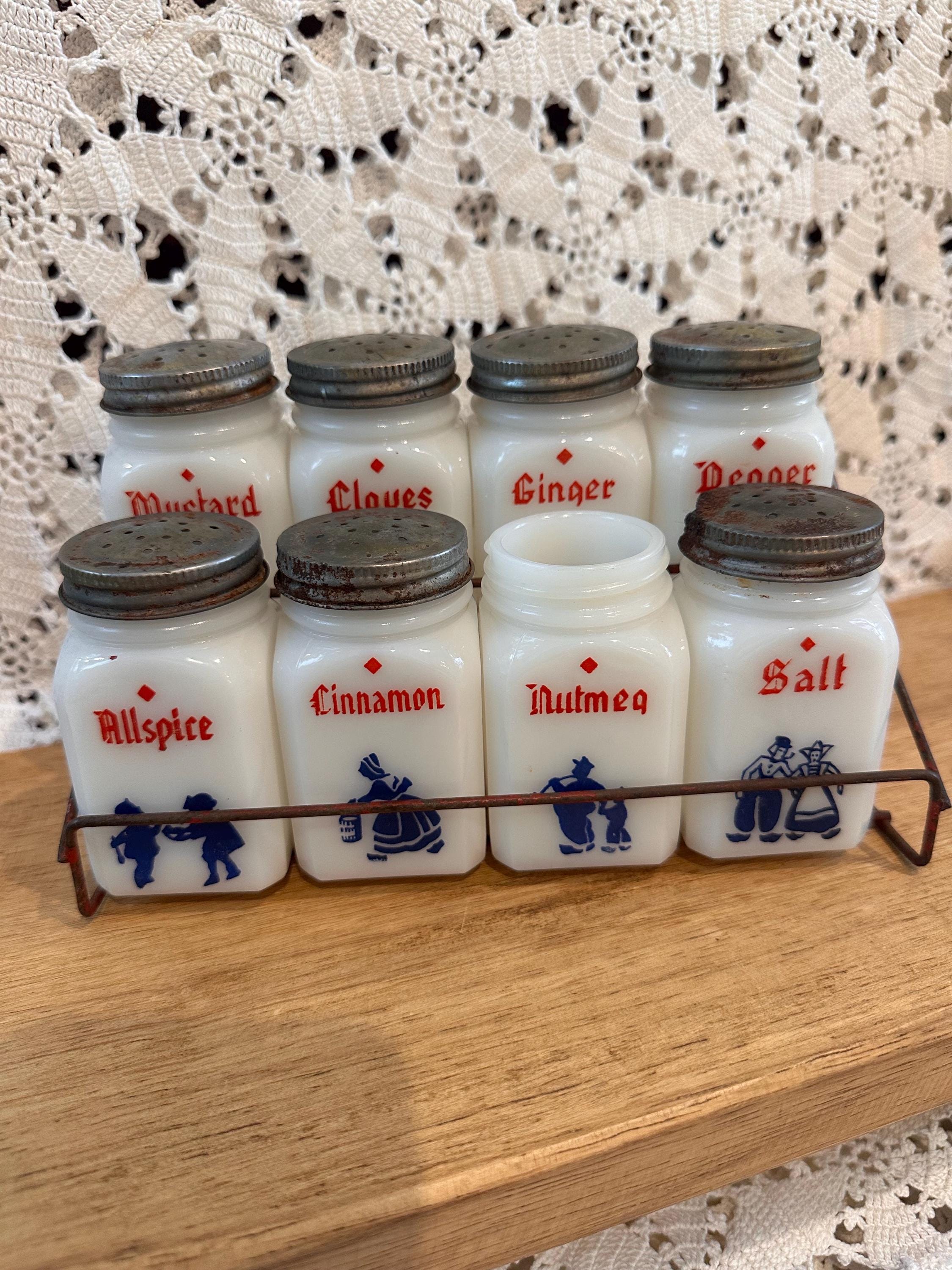 Milk Glass Spice - Etsy