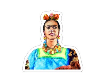 Original Frida Kahlo Portrait Sticker - Based on Painting by Artist Jaime Leigh
