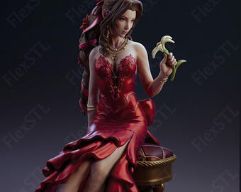 Aerith Gainsborough STL File - Final Fantasy