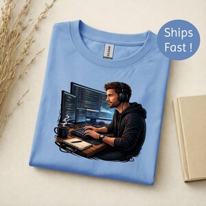 Koszulka programisty, prezent dla programisty, koszulka dla programisty zdjęcie 6